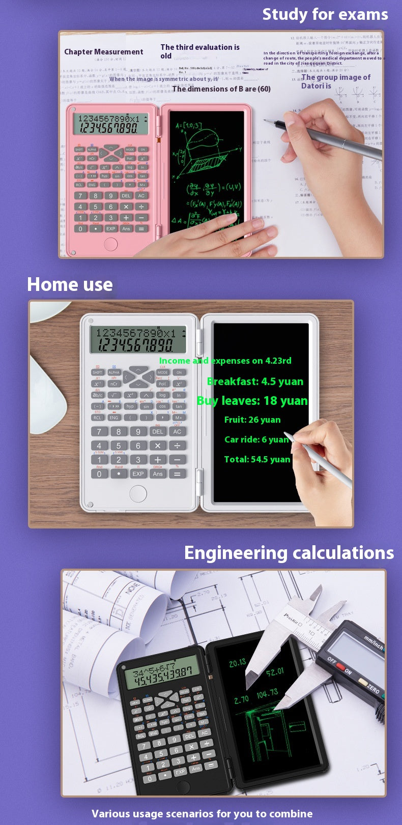 New Scientific Calculator Accounting Special Portable