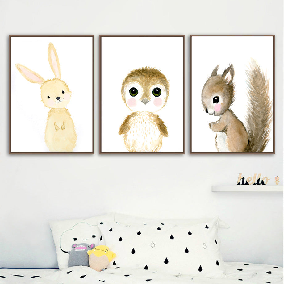 Room Wall Cartoon Scandinavian Poster