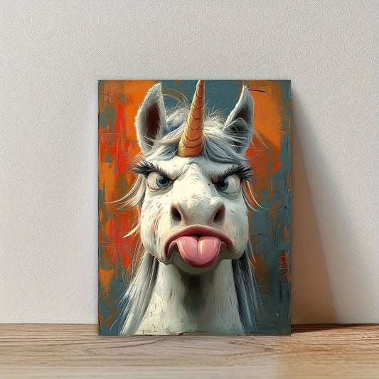 Whimsical Unicorn Canvas Art Print