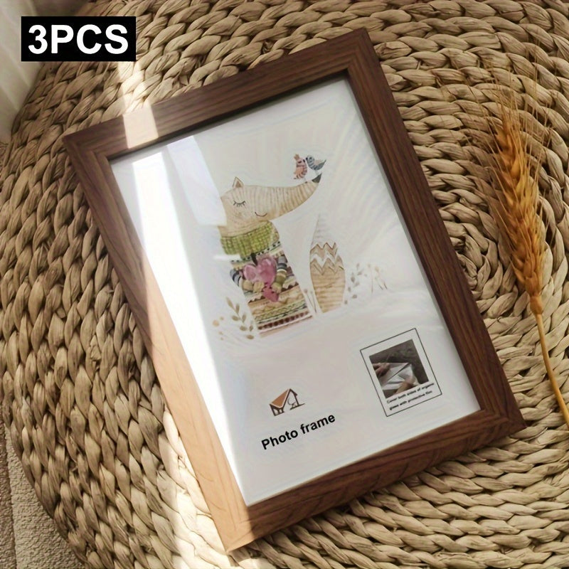 Set Wooden Photo Frames