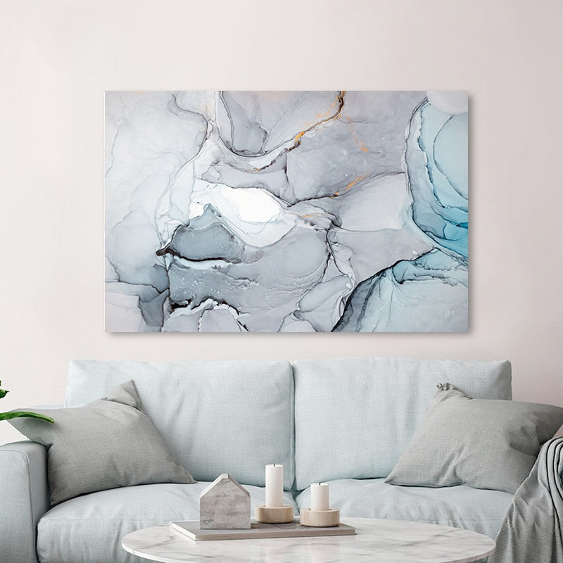 Fashion Minimalist Marble Texture Abstract Poster