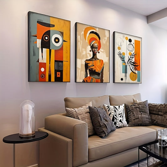 Abstract Ethnic African Wall Art