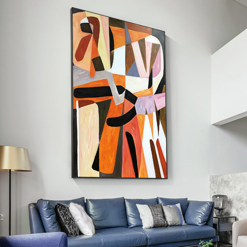 Oil Painting Hand Painted Abstract Hallway Decorative