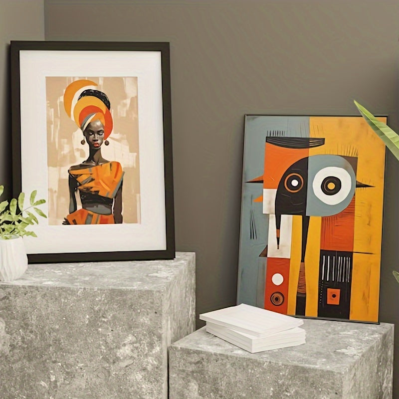 Abstract Ethnic African Wall Art